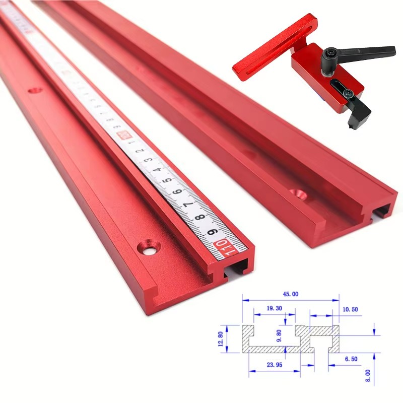 Aluminum T-Slot Profile - 1PC Chute Aluminium alloy T-tracks Model