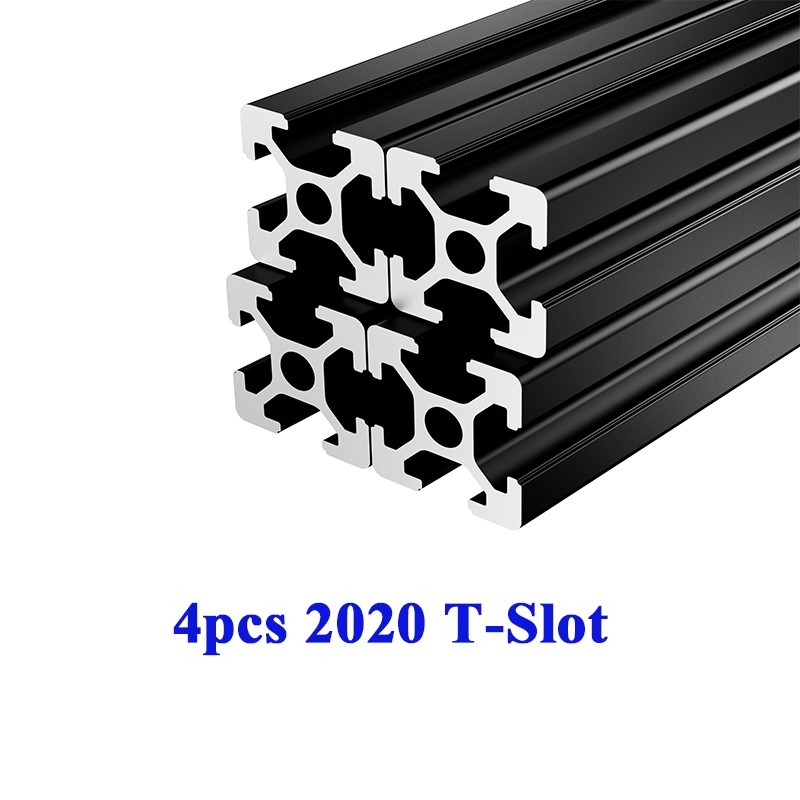 Aluminum T-Slot Profile - 4pcs 2020 T-Slot Aluminum Extrusion Profile