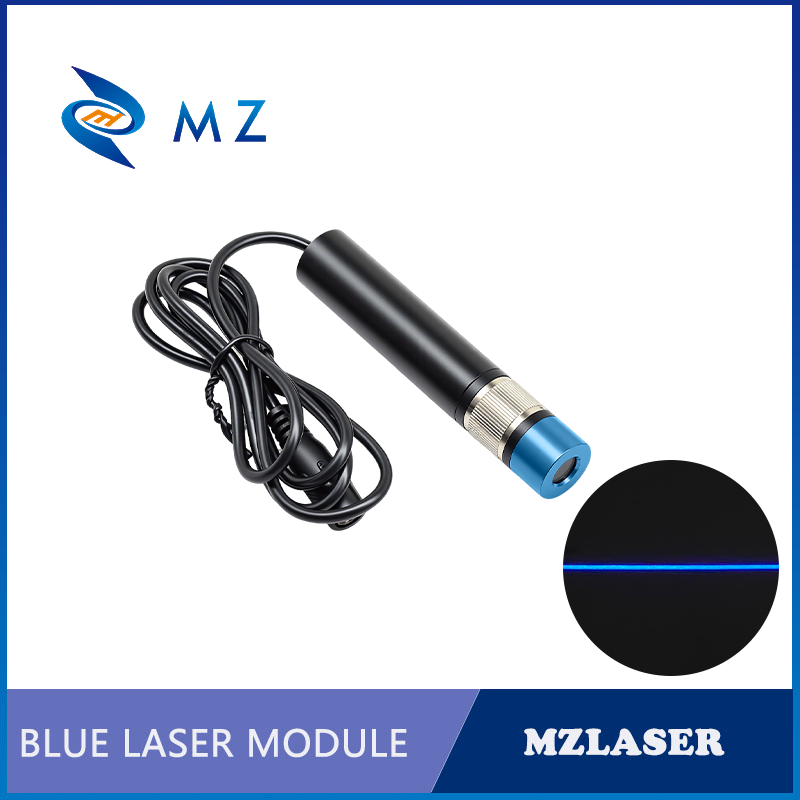 Industrial Laser Line Generator - Adjustable Focusing Blue Line Laser Diode