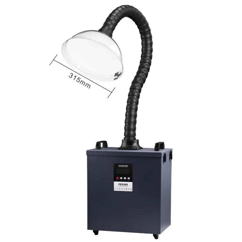 Industrial Print & Laser Inc - KNOKOO 350W Industrial Fume Extractor Cutting