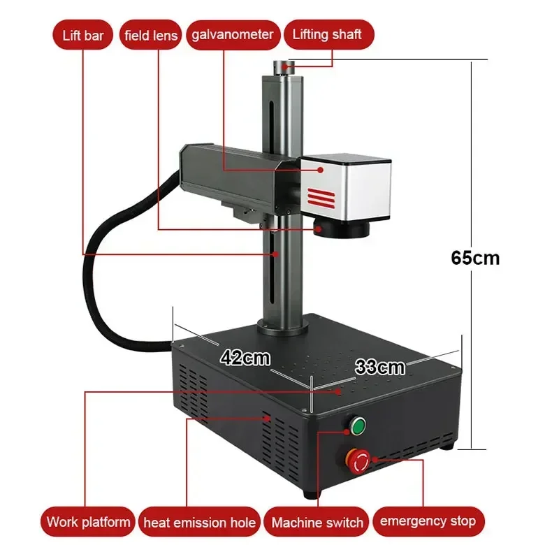 'for  20W 30W Mini Impresora D - Industrial Laser Marking 评论和价格