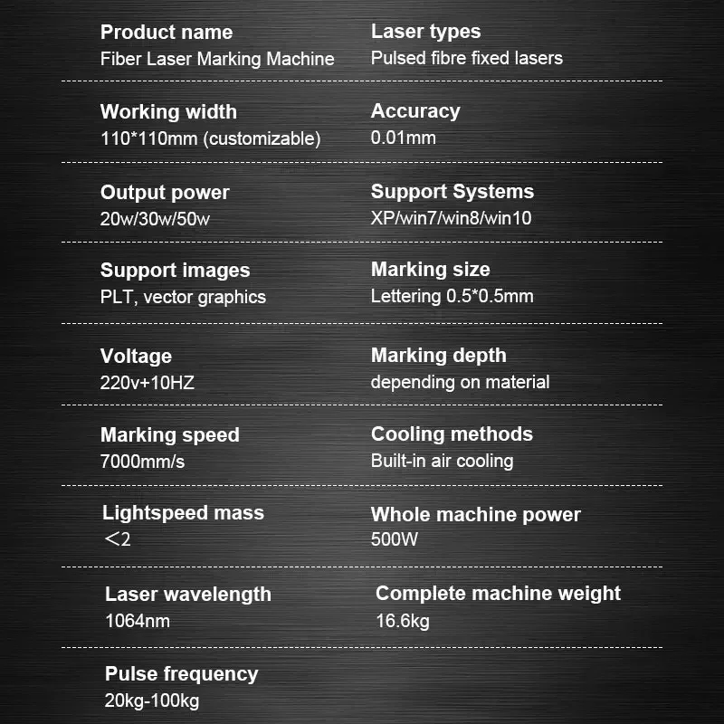 'for  20W 30W Mini Impresora D - Industrial Laser Marking 评论和价格