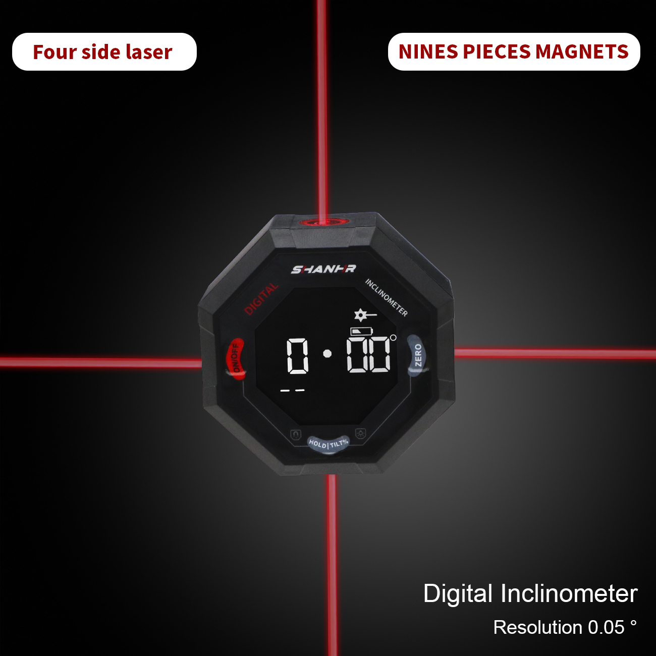 SHANHR Octagon Digital Angle F - Industrial Laser Alignment 评论和价格