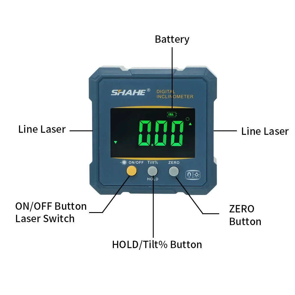 SHAHE Digital Angle Finder Ele - Industrial Laser Alignment 评论和价格