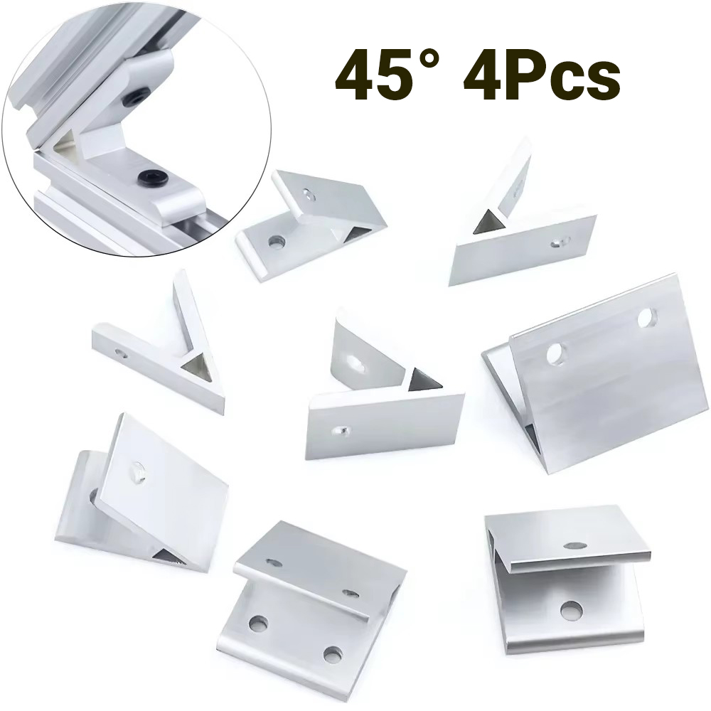 4Pcs 45 Degree Angle Corner Br - Aluminum T-Slot Profile 评论和价格