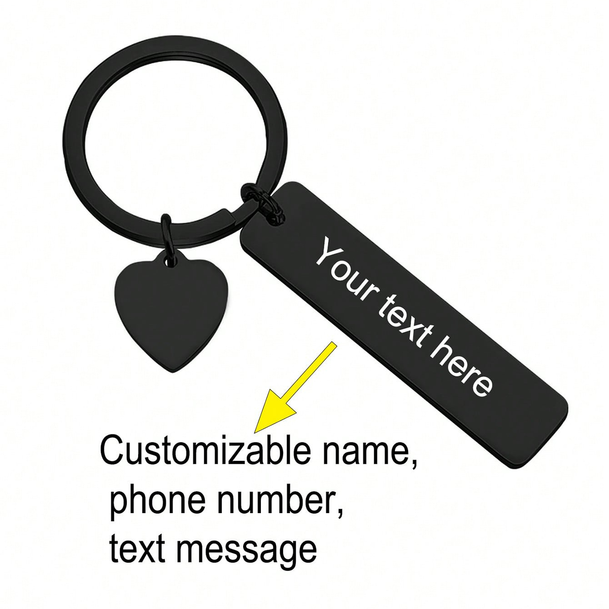Custom Text Keychain Personali - Industrial Laser Marker 评论和价格