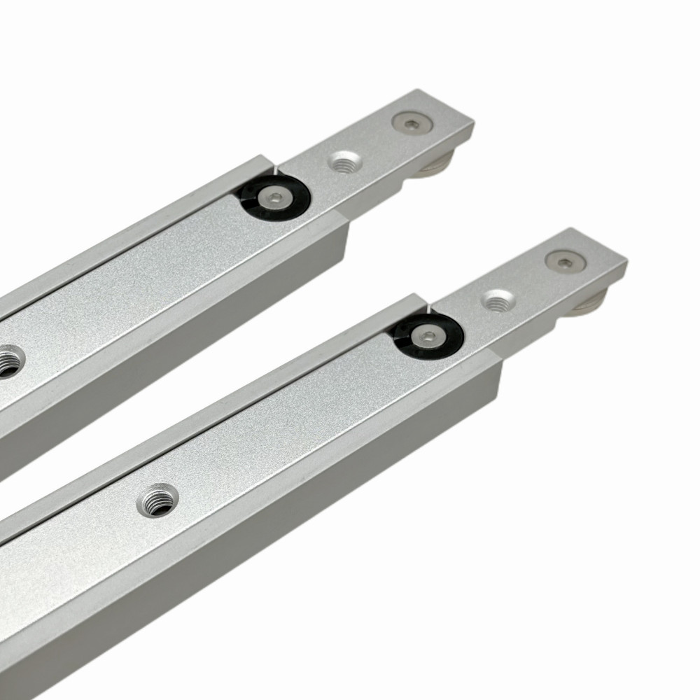 2Pcs T‑Track & Miter Track Jig - Aluminum T-Slot Profile 评论和价格