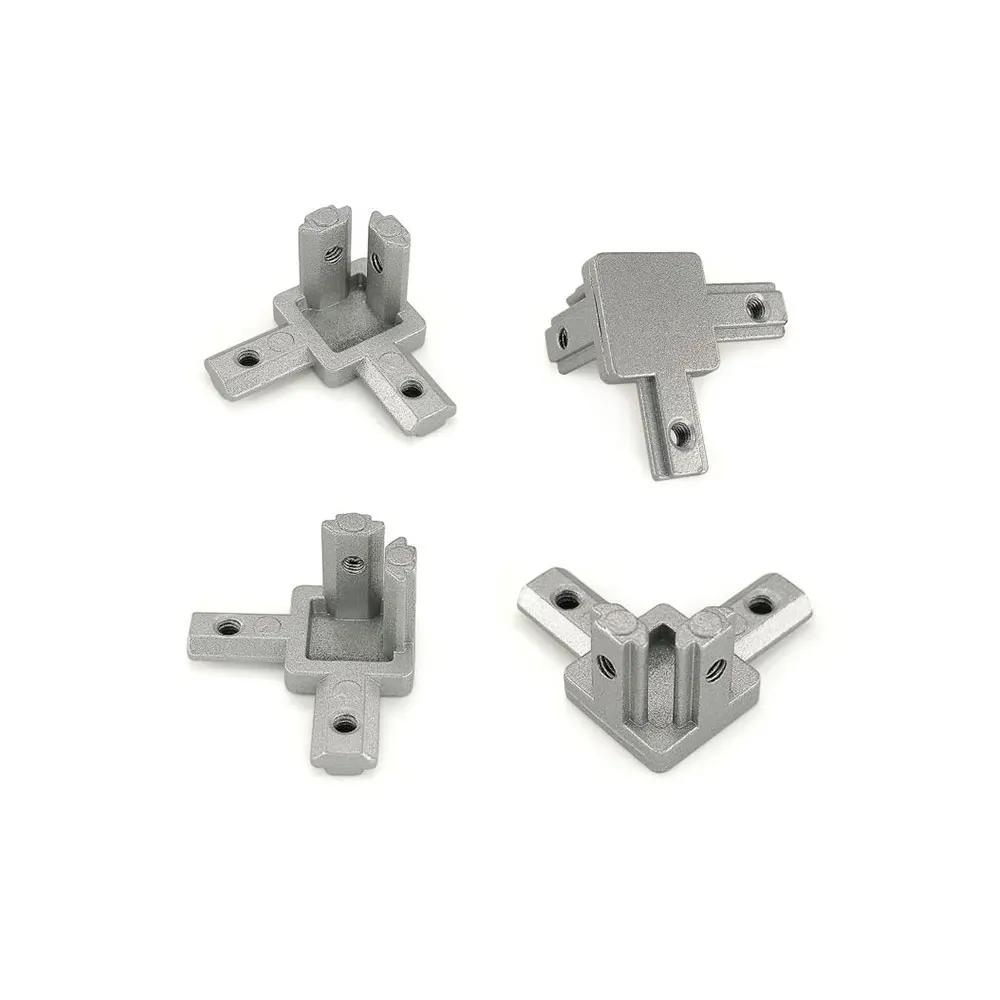 10 Pcs 3 Way Corner Bracket Co - Aluminum T-Slot Profile 评论和价格