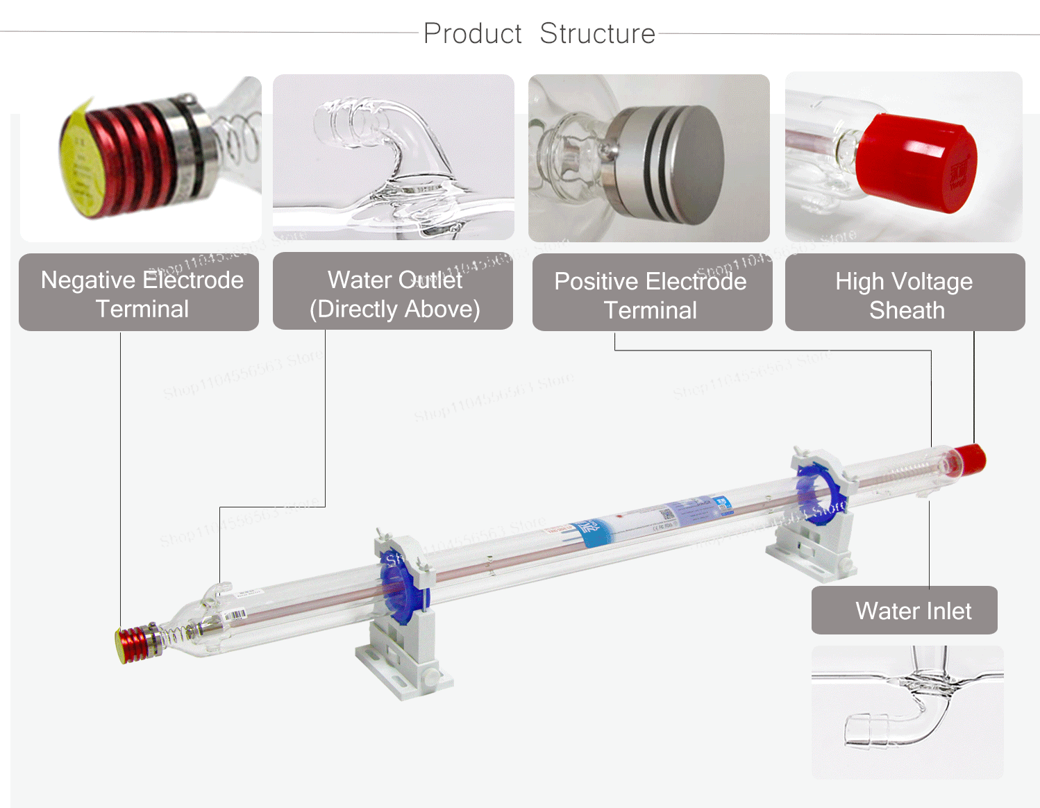 CO2 Laser Glass Tube Current M - Laser Tube Replacement 评论和价格