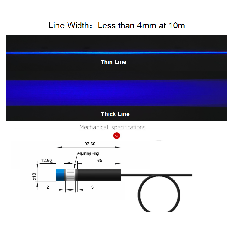 Adjustable Focusing Blue Line  - Industrial Laser Line Generator 评论和价格