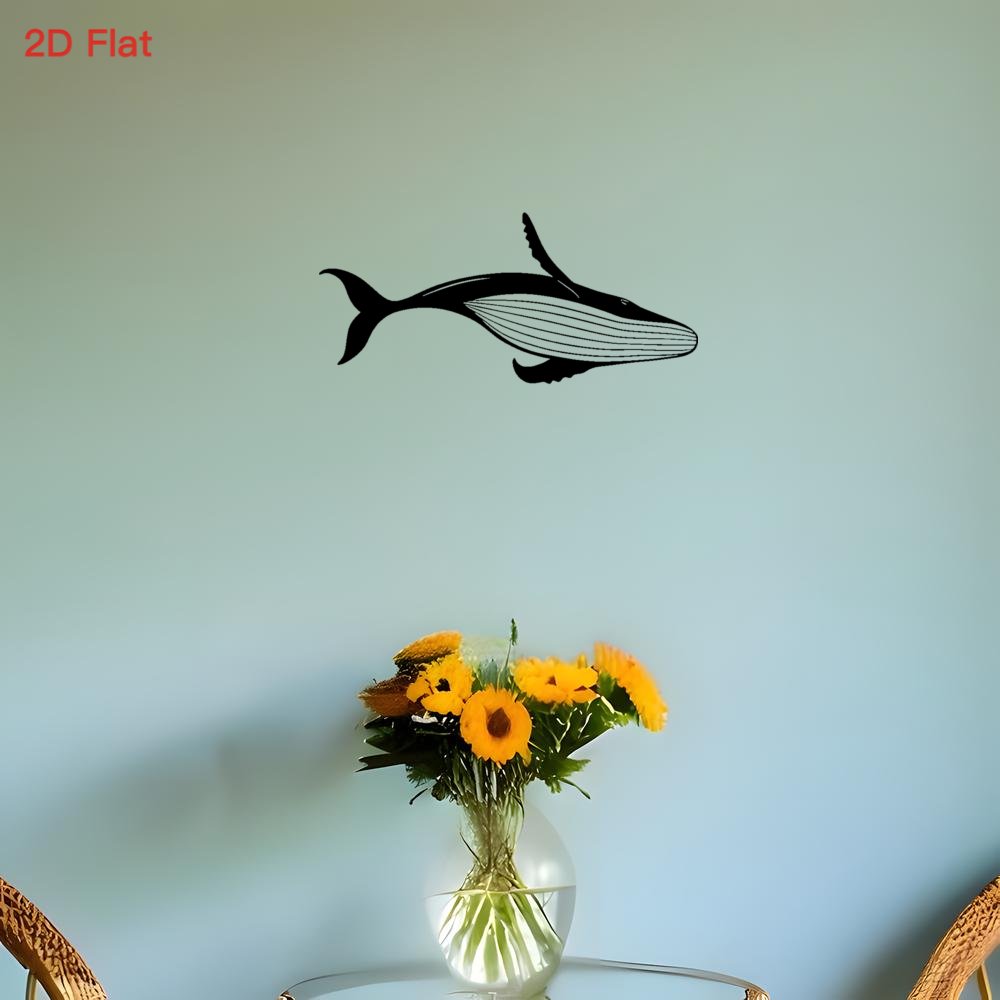 Majestic Whale Metal Wall Art  - Industrial Laser Cutter 评论和价格