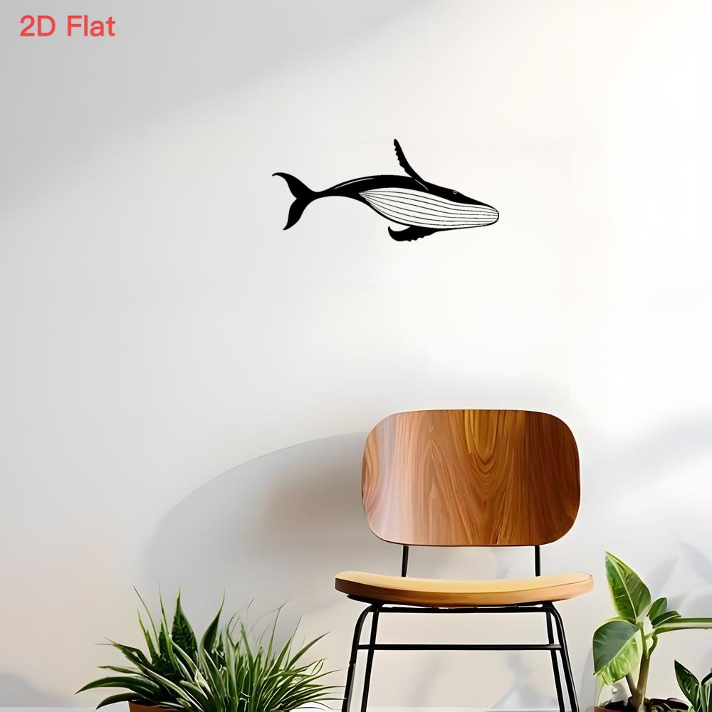 Majestic Whale Metal Wall Art  - Industrial Laser Cutter 评论和价格