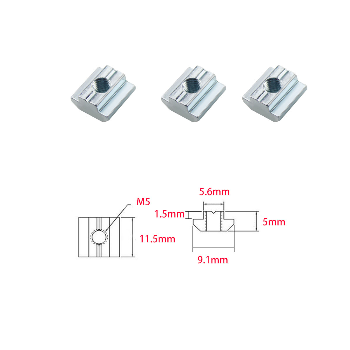 100pcs 2020 Aluminum Profile C - Aluminum T-Slot Profile 评论和价格