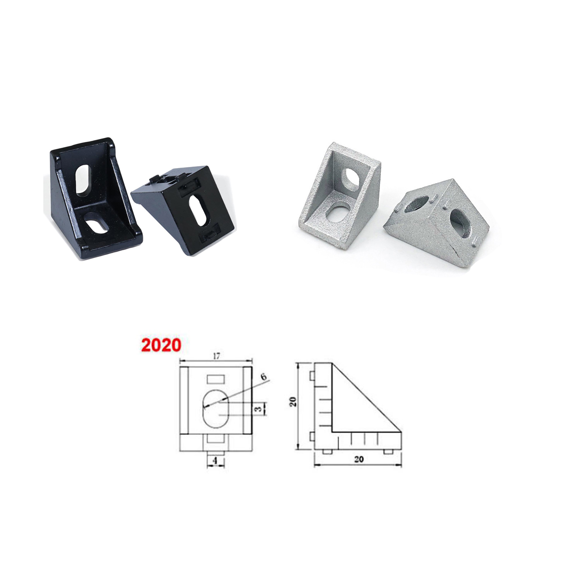 100pcs 2020 Aluminum Profile C - Aluminum T-Slot Profile 评论和价格