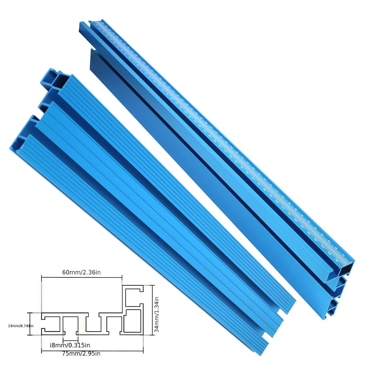 75 Type Blue Aluminum Profile  - Aluminum T-Slot Profile 评论和价格