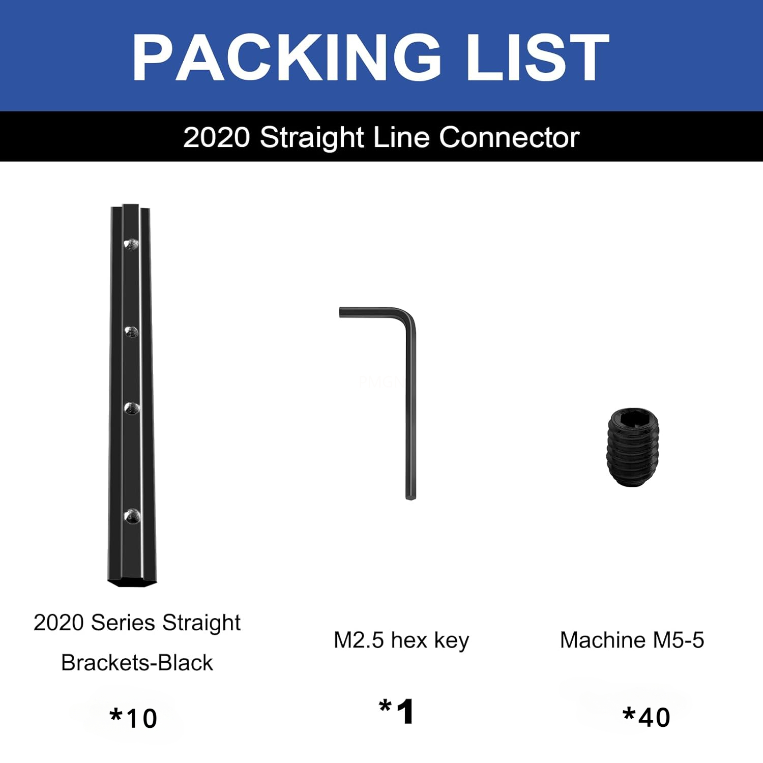 10pcs 2020 Staight Connector C - Aluminum T-Slot Profile 评论和价格