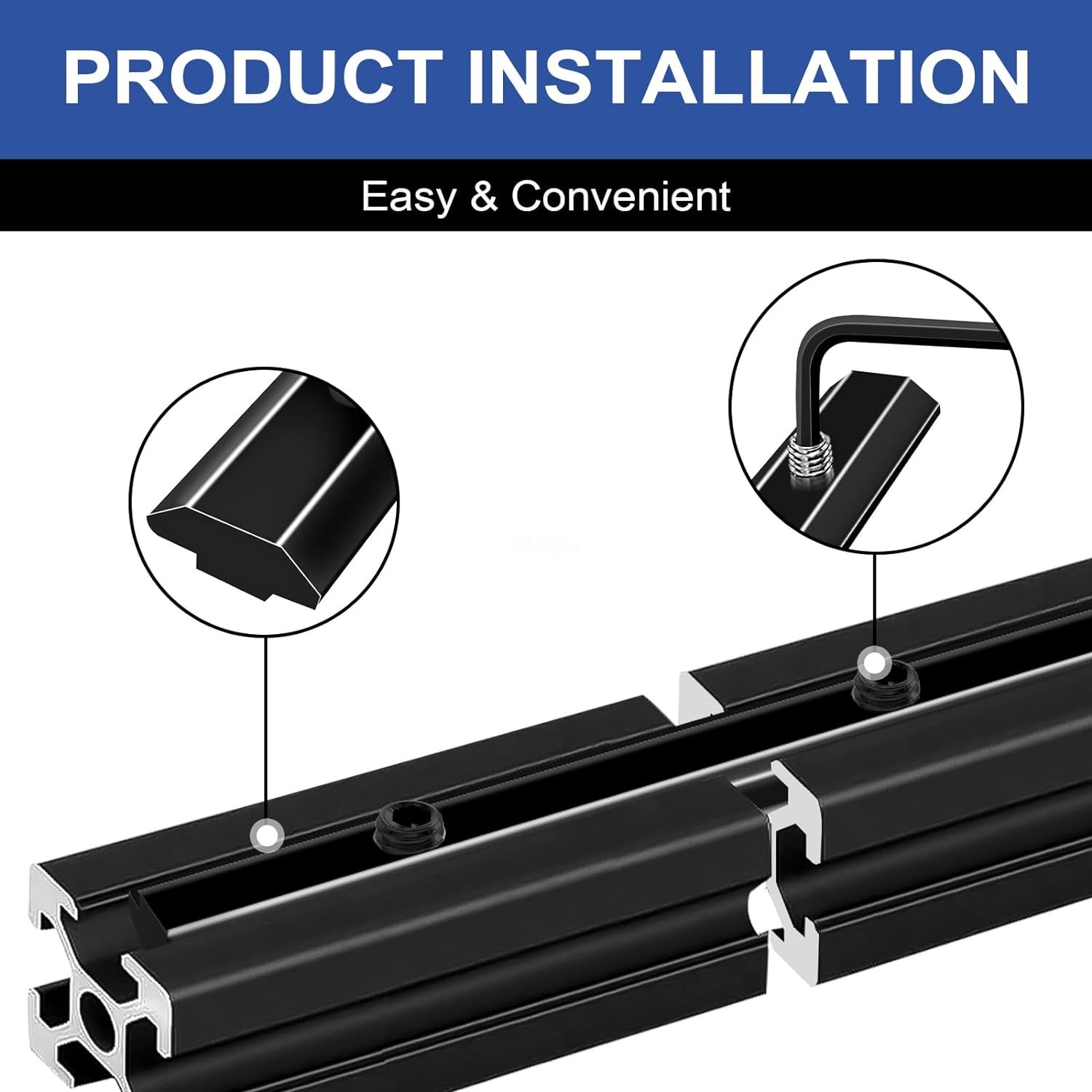 10pcs 2020 Staight Connector C - Aluminum T-Slot Profile 评论和价格
