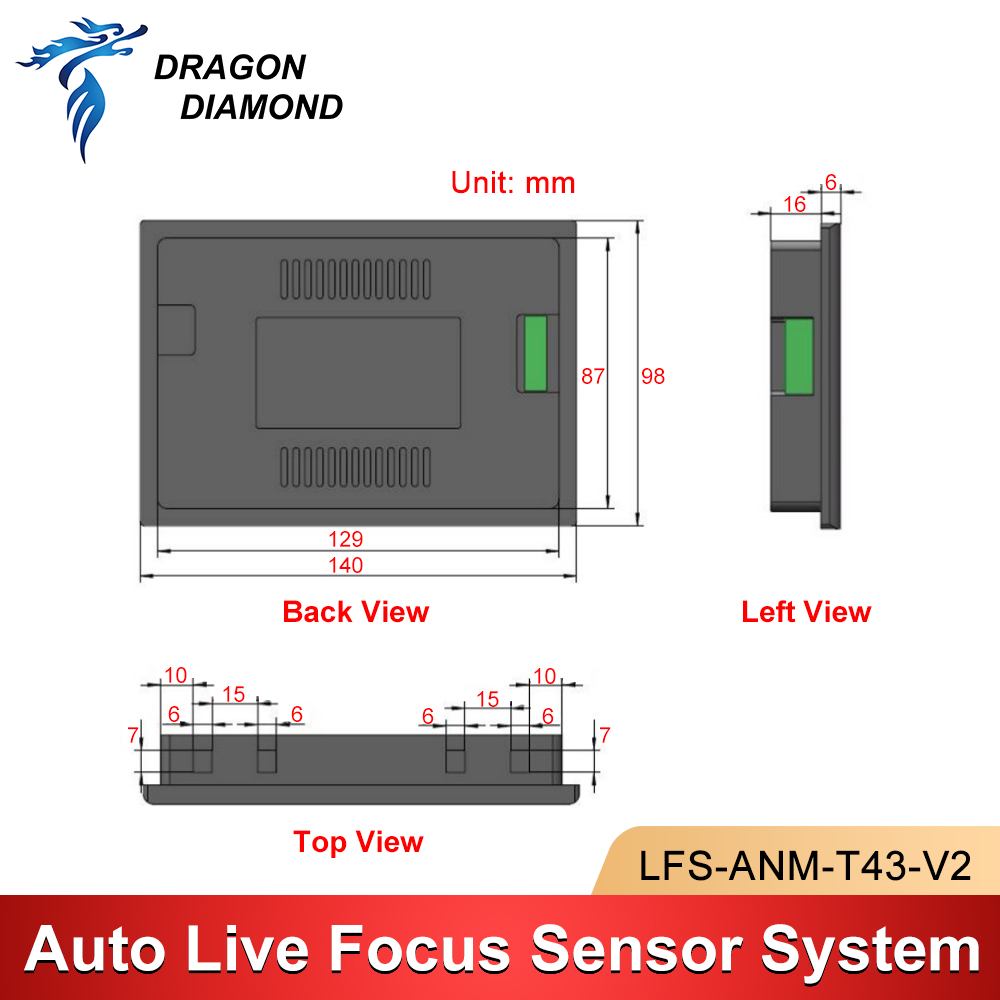 Ruida Auto Live Focus Sensor S - Industrial Laser Cutter 评论和价格