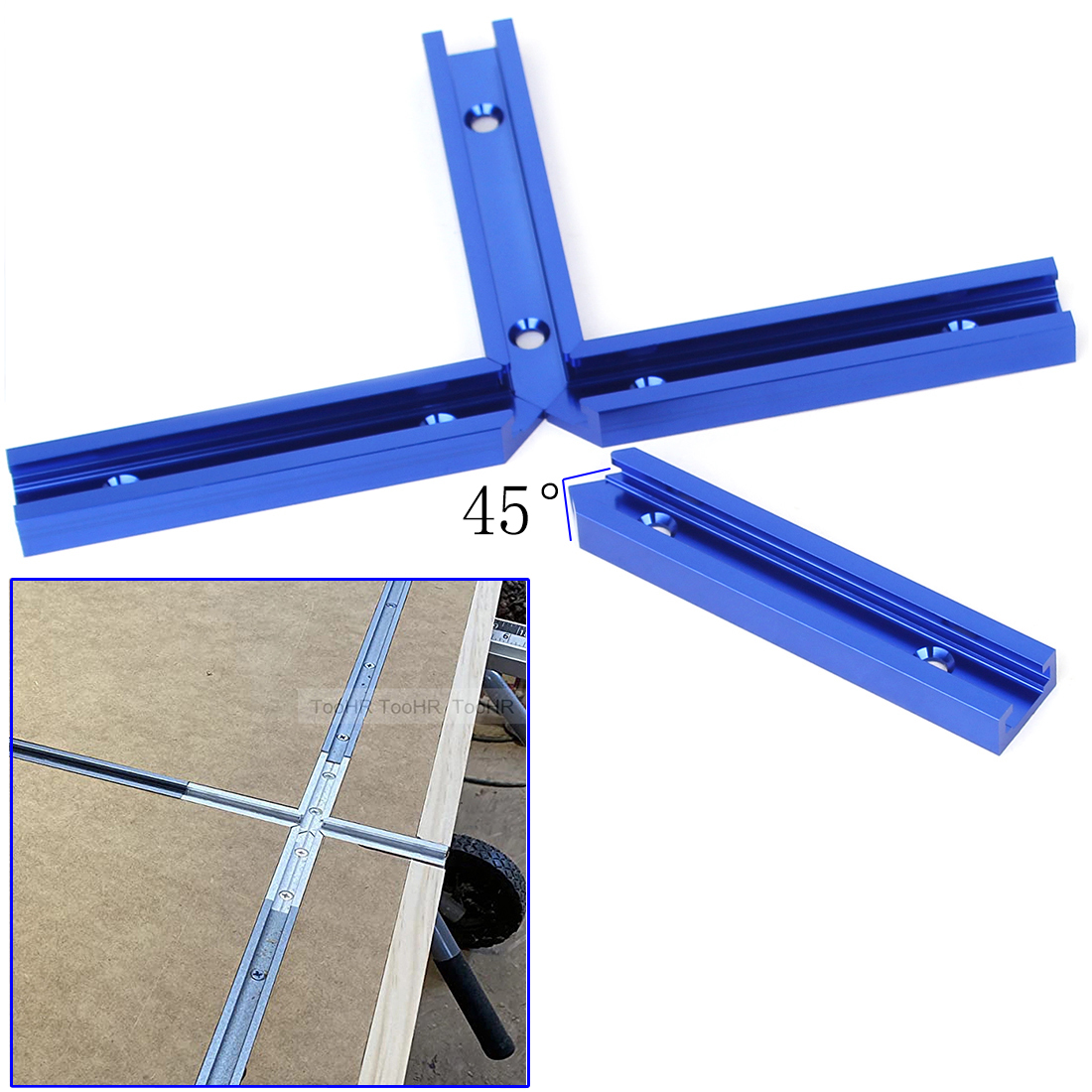 19mm T-Track Slot Miter Track  - Aluminum T-Slot Profile 评论和价格