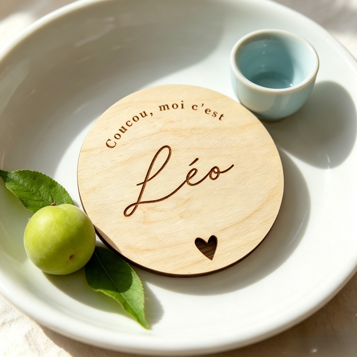 Custom Round Wooden Name Plaqu - Industrial Laser Marker 评论和价格