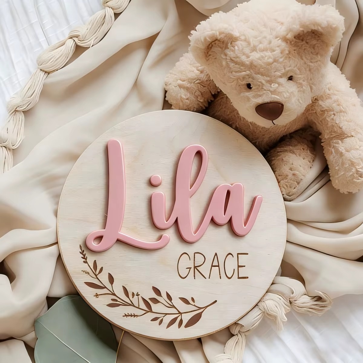 Custom Round Wooden Name Plaqu - Industrial Laser Marker 评论和价格