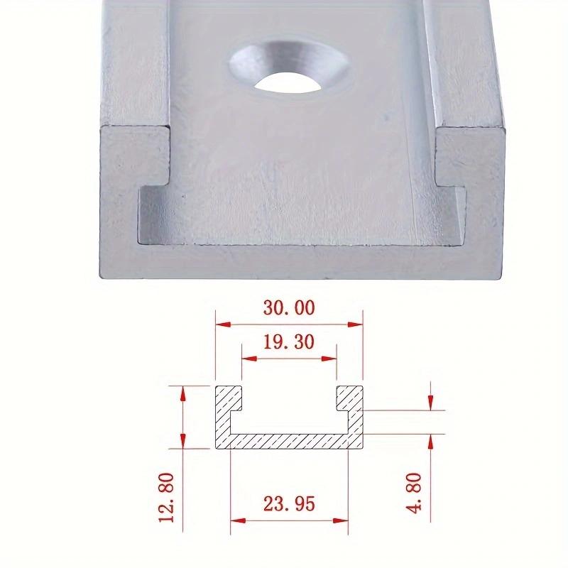 2pcs 800mm 30 Type T-track & 6 - Aluminum T-Slot Profile 评论和价格