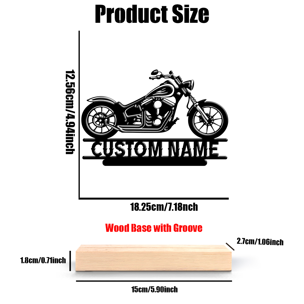 1Pc Csutom Name Road Motorbike - Industrial Laser Marker 评论和价格